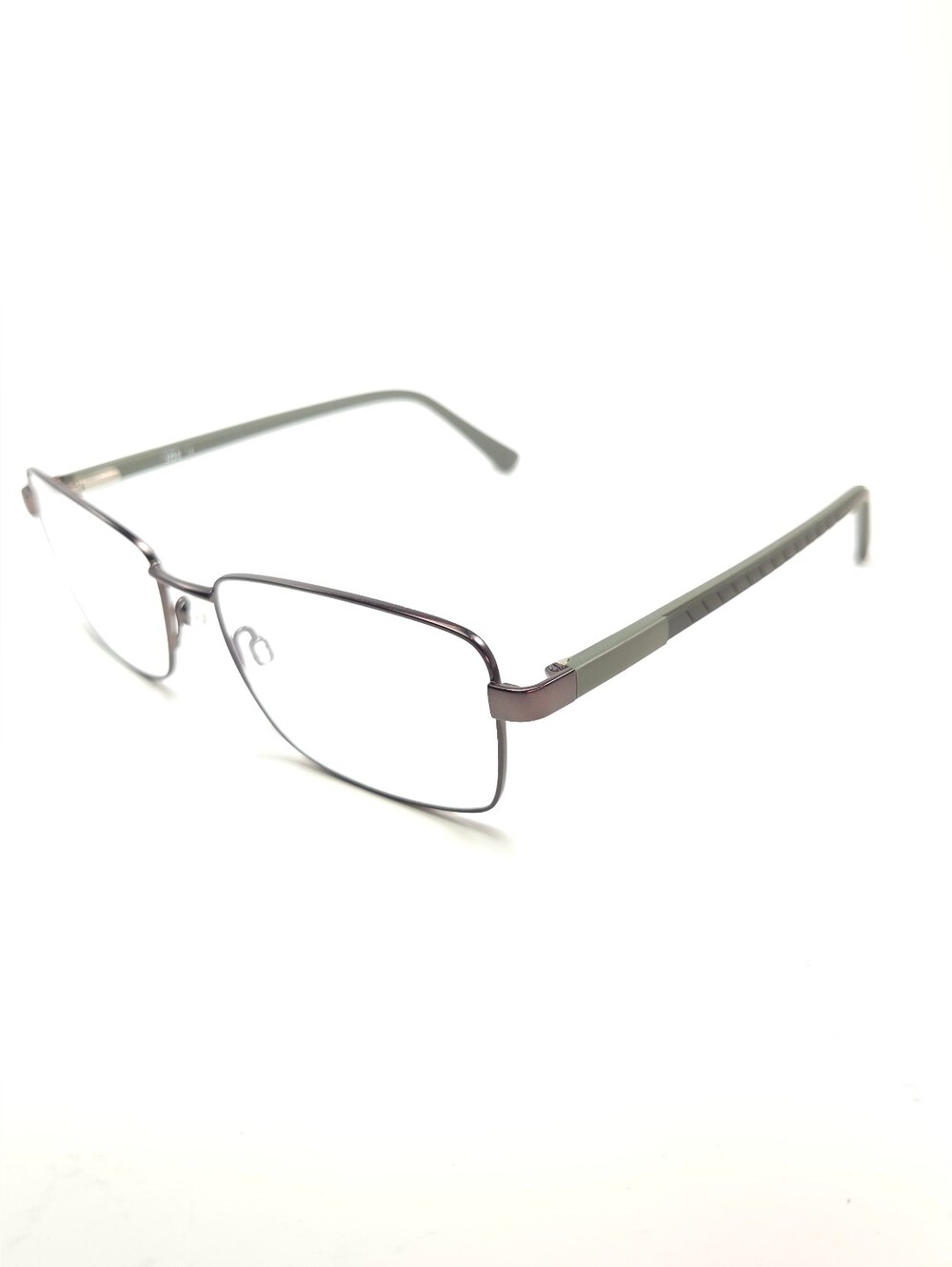 Joseph Abboud JOE 4078 (033) Steel Rectangular Metal Eyeglass Frames 56‑17‑145